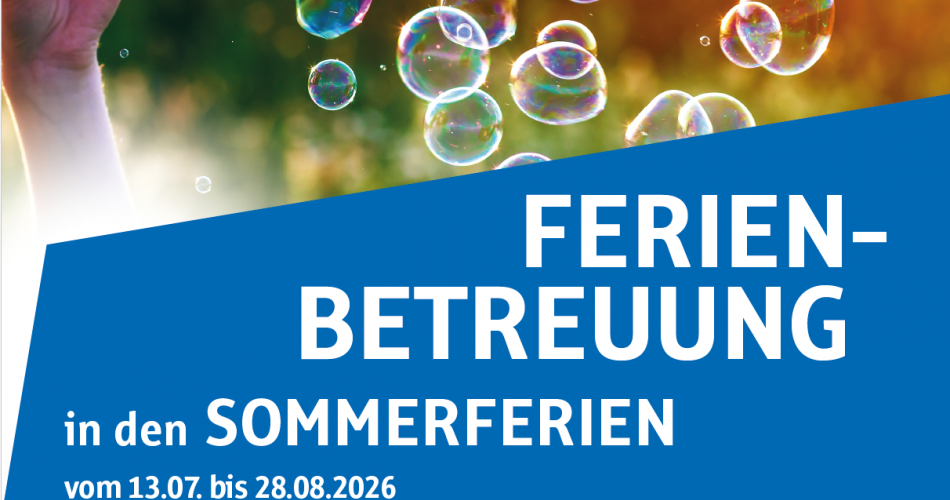 Ferienbetreuung in den Sommerferien